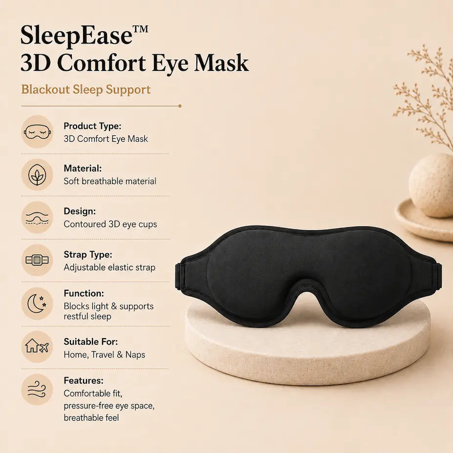 SleepEase™ 3D  Comfort Eye Mask