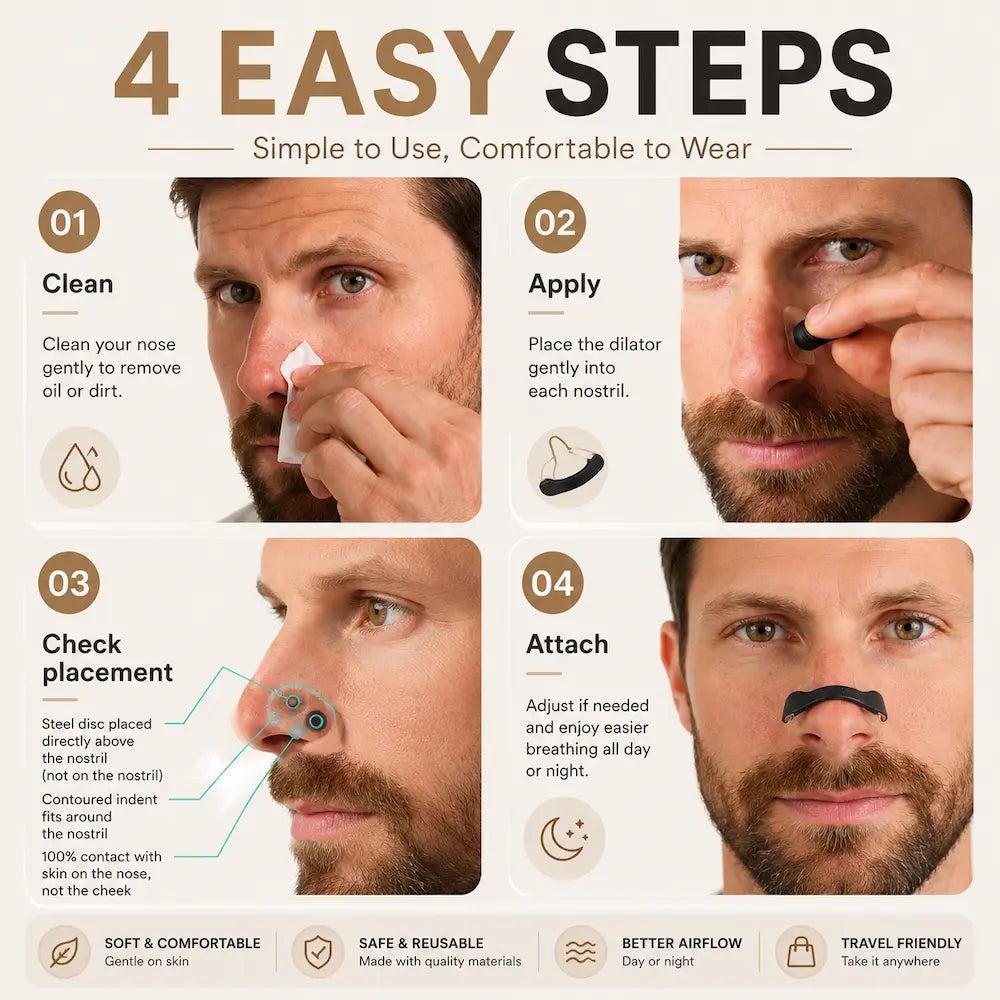 SnoreRelief™ Breathing Aid