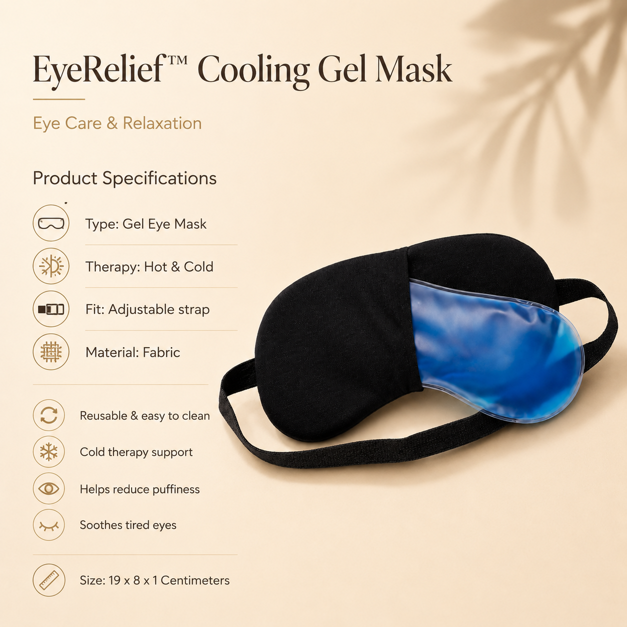 EyeRelief™ Cooling Gel Mask