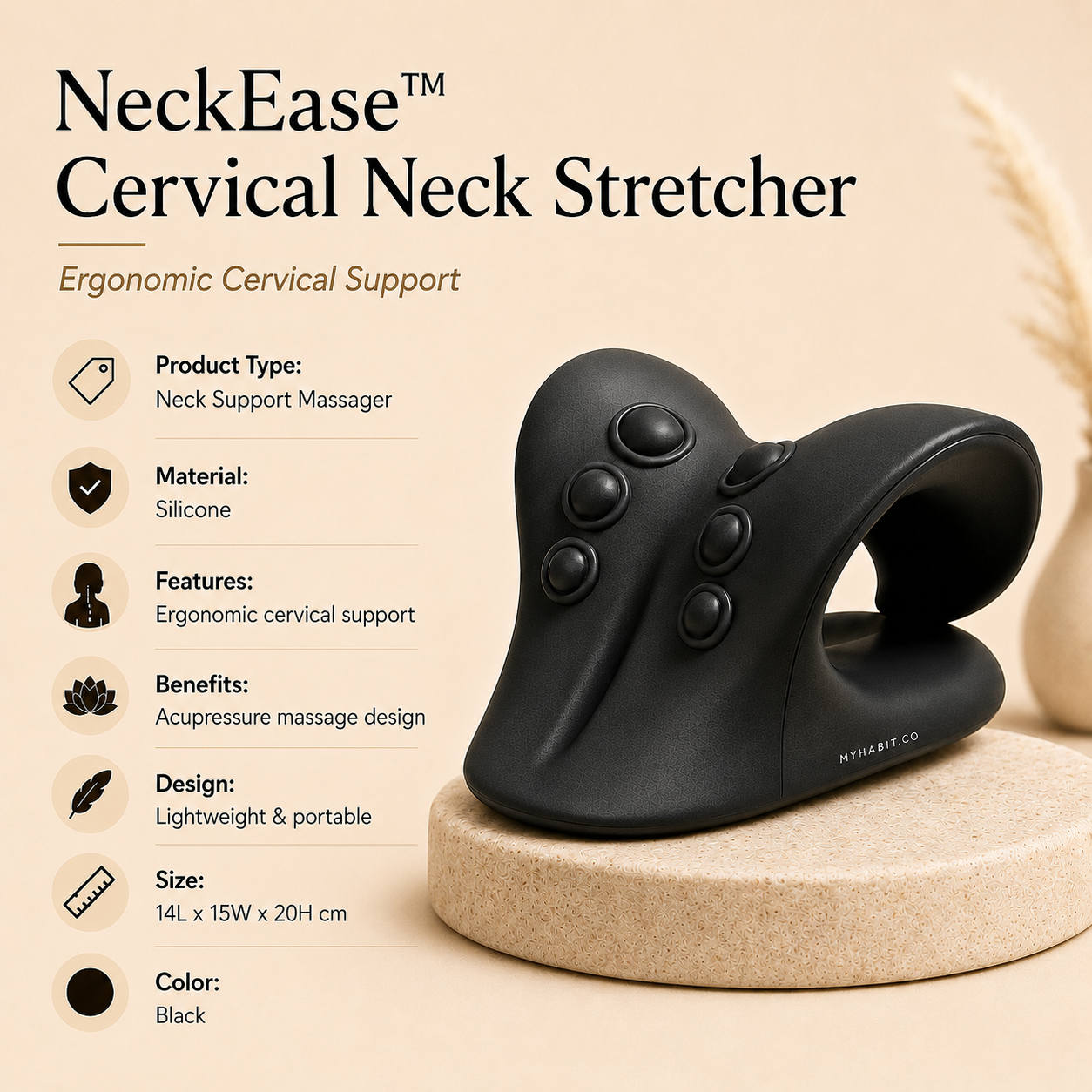 NeckEase™ Cervical  Neck Stretcher