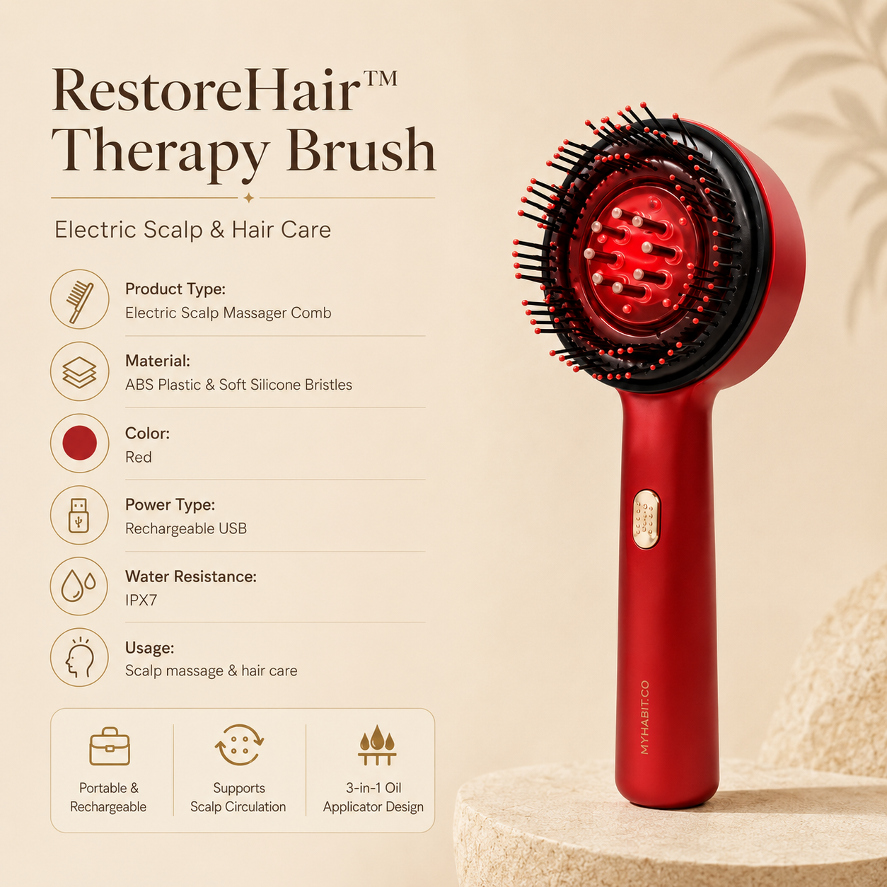RestoreHair Therapy Brush
