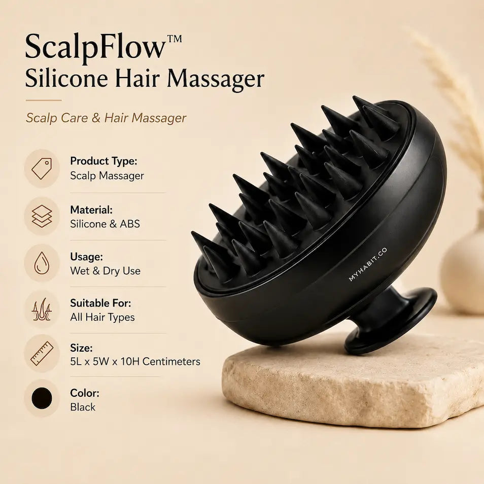 ScalpFlow™ Silicone  Hair Massager